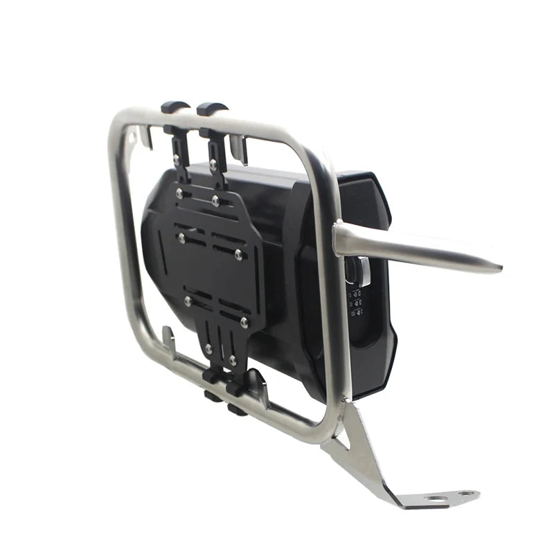 For CFMOTO 800MT MT800 650MT Motorcycle Concealed 3.8 Liters Storage Box Expedition Vehicle Universal Toolbox 800 650 MT