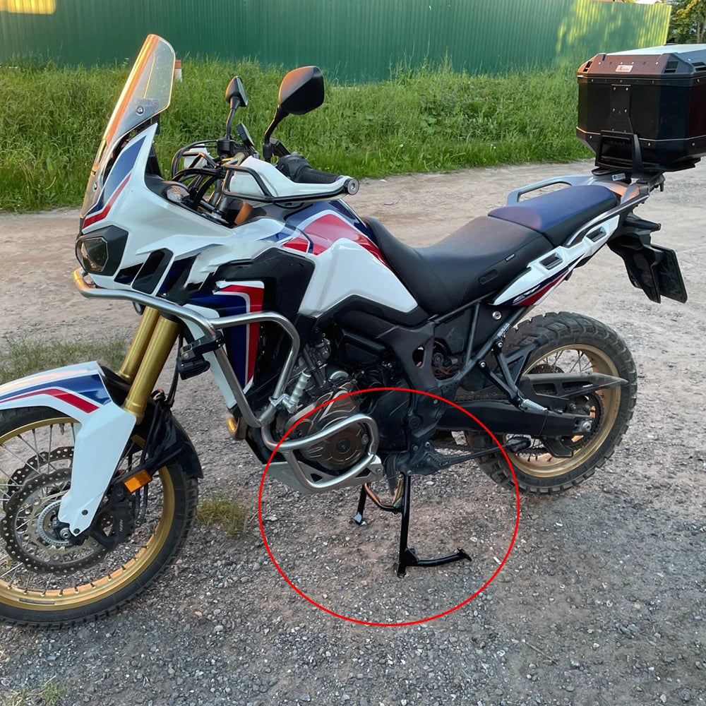 Motorcycle Middle Kickstand Centerstand Centre Parking Holder Support For Honda CRF1000L Africa Twin Adventure CRF 1000 L ADV