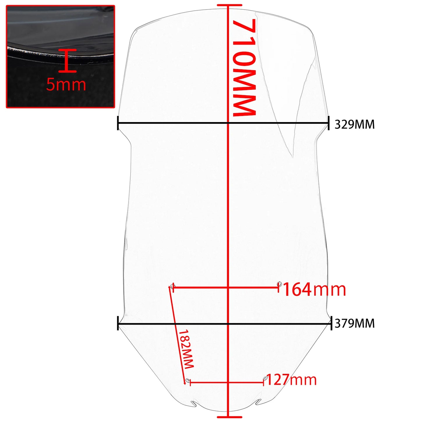 For Honda X-ADV750 XADV750 2021 2022 2023 2024 Windscreen Windshield Wind Deflector Shield Screen XADV 750 XADV750 Accessories