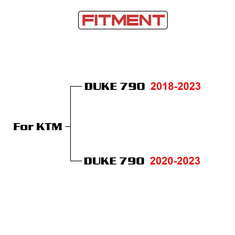 Slip-on for KTM DUKE 790 890 2018-2023 Motorcycle Exhaust Muffler DB Killer Link Pipe Escape Moto for DUKE790 DUKE890 2020-2023
