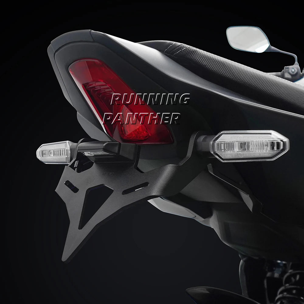 Motorcycle Rear Short Tail Stock Tidy License Plate Holder Tailstock Bracket LED Light For Honda CB 650 R CB 650R CB650R 2024-UP