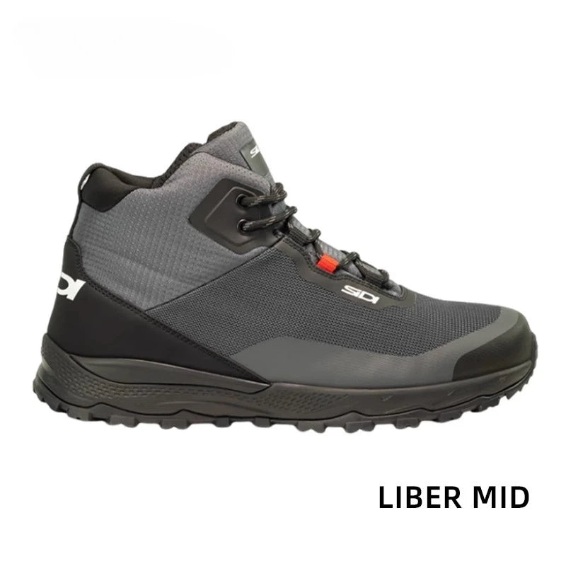 LIBER Motorcycle Boots Moto Street Gear 36-44 Leisure Moto Travel Botas Black CE Mid/Low Motorbike Shoes Motorcycle Equipments