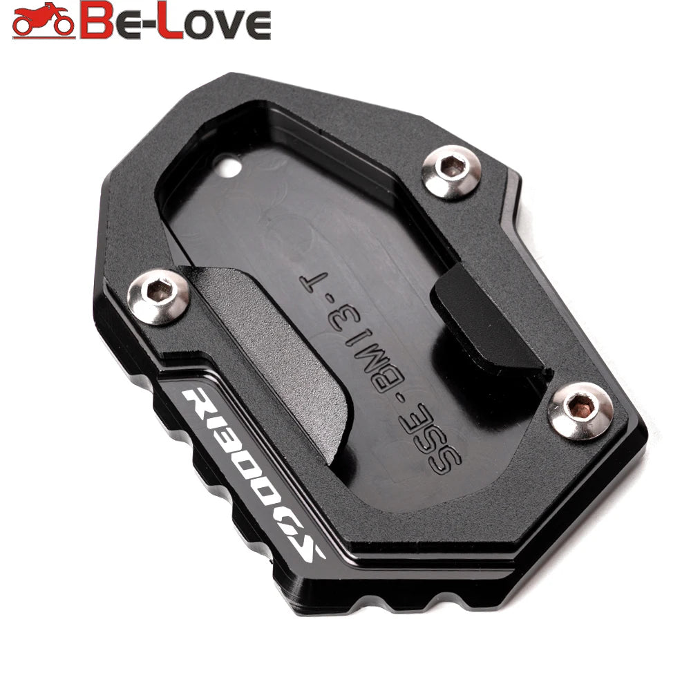 For BMW R1300GS R 1300 GS R 1300GS 2024 + Accessories Motorcycle Kickstand Foot Side Stand Extension Pad Support Plate Keychain