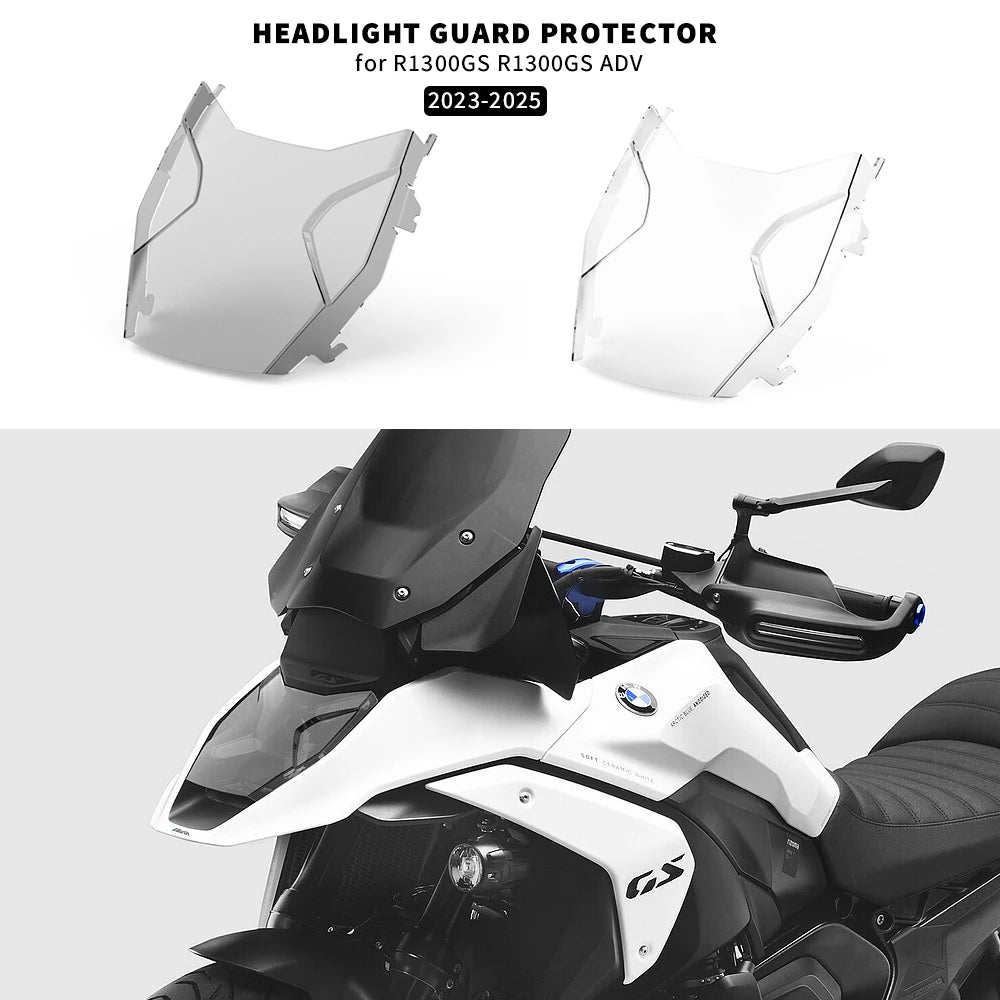 For BMW R 1300 GS R1300GS r1300gs R1300 GS 2023 2024 2025 Motorcycle Accessories Headlight Guard Protector Lens Cover