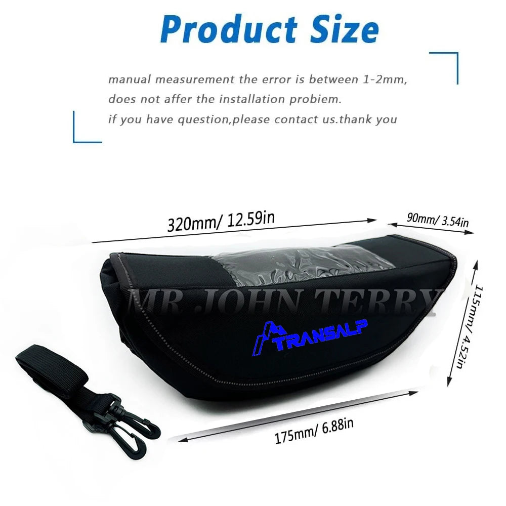 For HONDA XL750 Transalp XL 750 xl750 TRANSALP 2023 Motorcycle Accessories Storage Travel Tool bags Waterproof Handlebar Bag