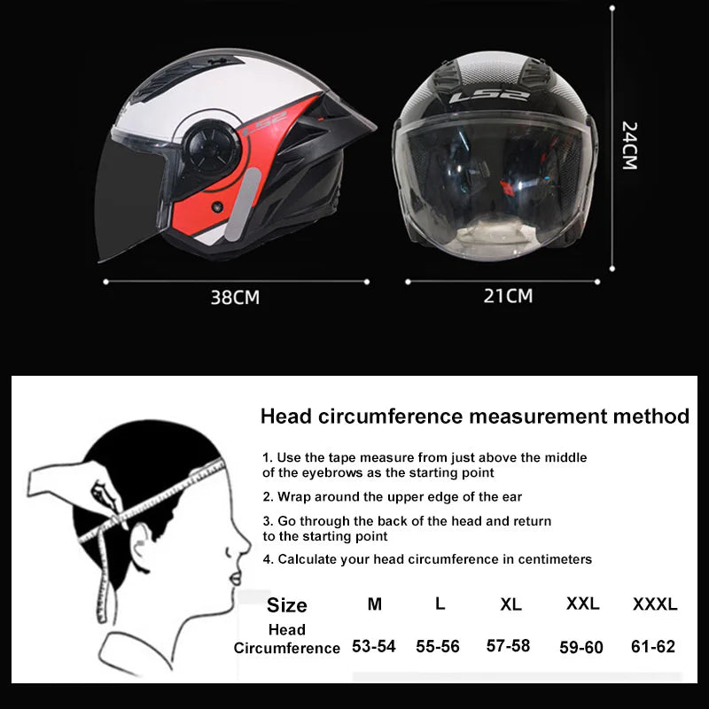 LS2 Motorcycle Helmet 3/4 Open Face Helmets Capacete LS2 OF616 Airflow Ⅱ Big Tail Wing Jet Scooter Half Helmets Cascos Para Moto