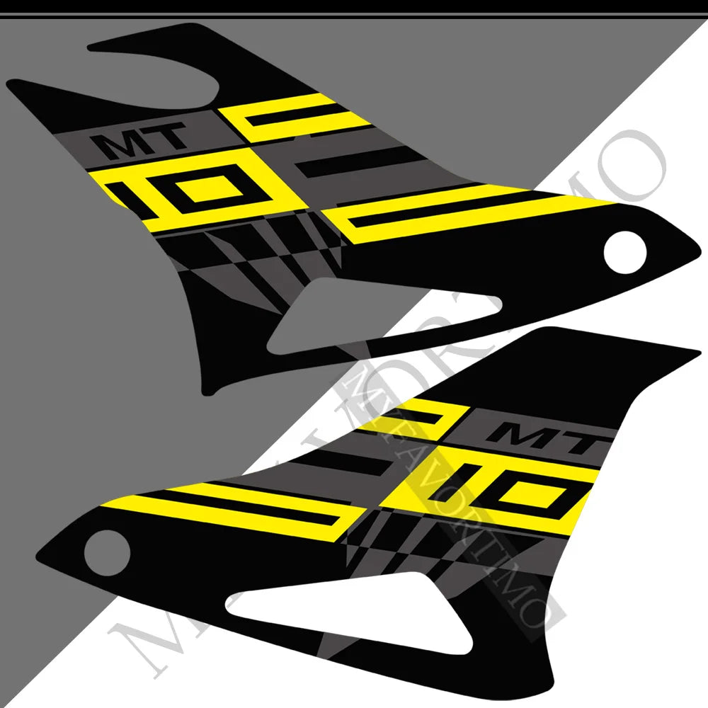 For Yamaha MT10 FZ moto Stickers Tank Pad Protector Fairing Fender Motorcycle Knee Decal Fuel MT-10 2016-2021