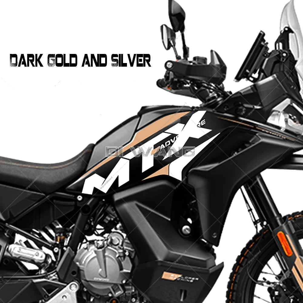 Motorcycle Modified Fuel Tank Lace Body Painting Decals Protective Film Stickers For CFMOTO 800MT X 800MTX MT-X800 MTX800