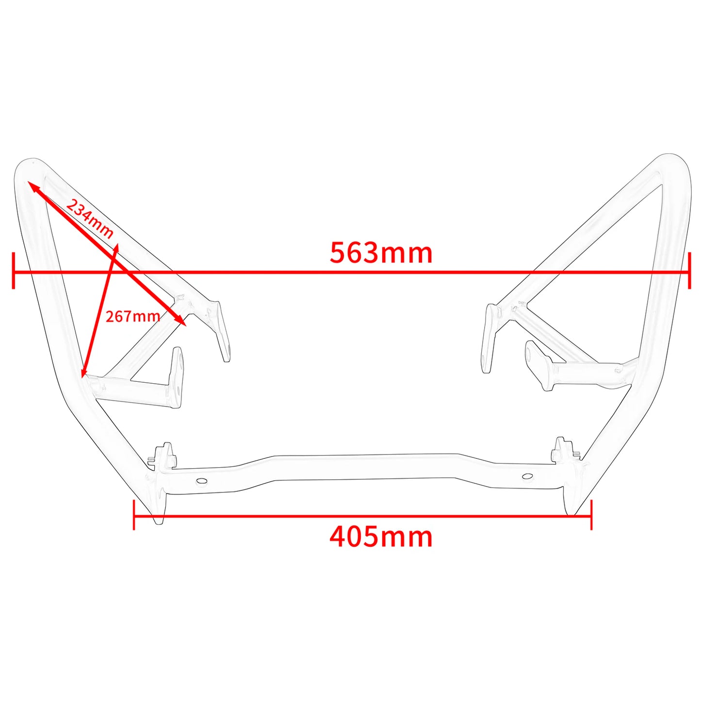 For Yamaha Tenere 700 XTZ 700 Tenere700 XT700Z 2019 2020 2021 2022 Motorcycle Stunt Cage Protector Engine Guard Bumper Crash Bar