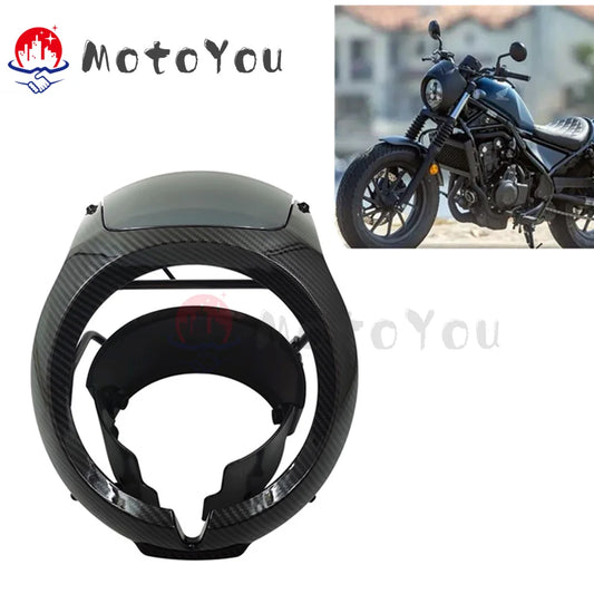 Headlight Fairing Windshield For Honda CMX500 CMX300 Rebel CMX 500 300 Rebel500 2020-2021 Cowl Cover Mask Accessories