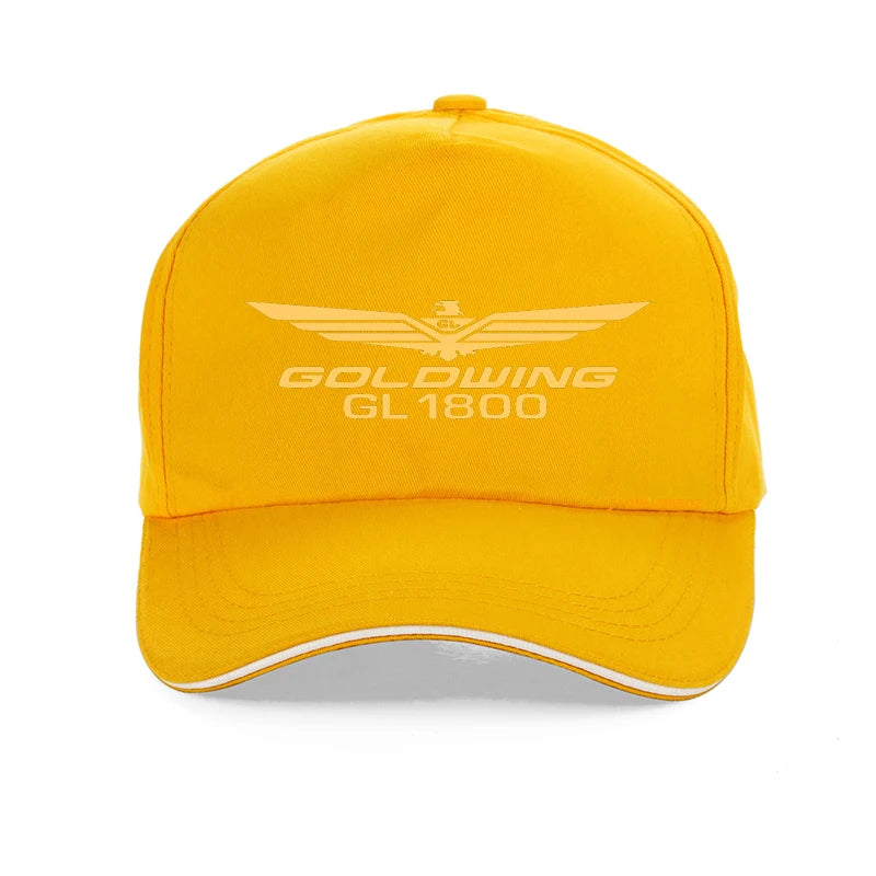 New Men's Goldwing GL1800 Motocycles Logo Printing Baseball Cap Summer Breathable Outdoor cycling hat Adjustable Snapback hats