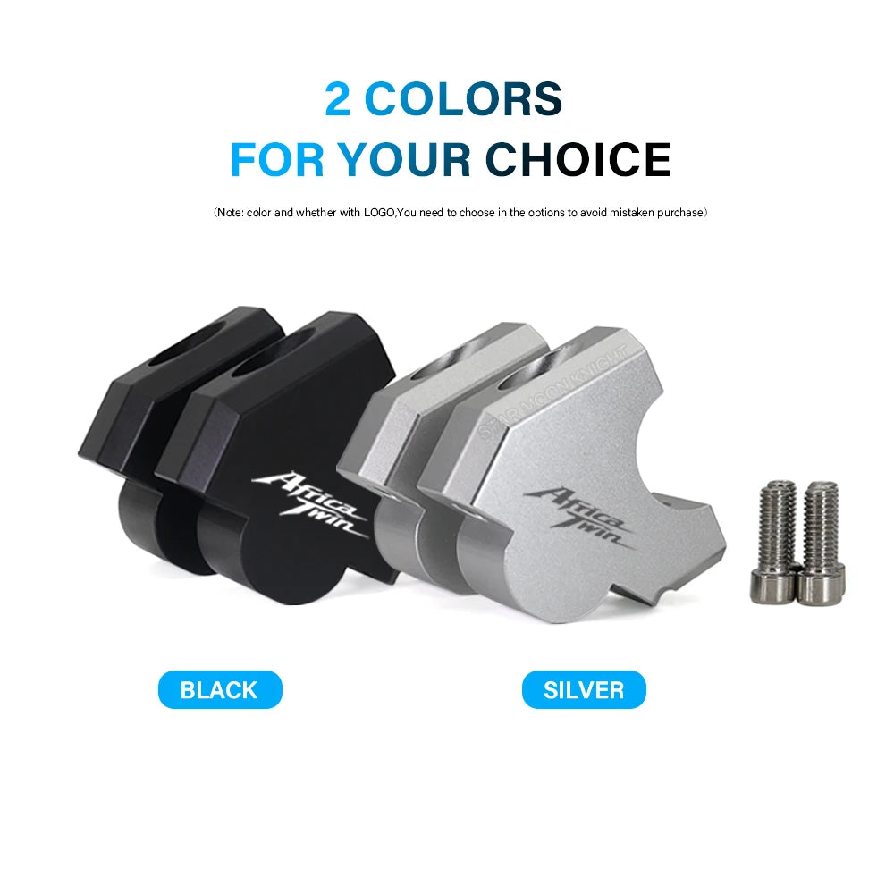 Motorcycle Handle Bar Riser Clamp Extend Handlebar For Honda Africa Twin CRF1100L CRF 1100 L Adventure Sports 2020- Accessories