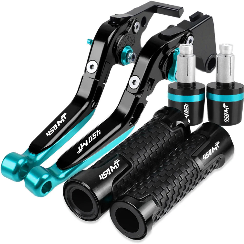 FOR CFMOTO CF MOTO 450MT 450 MT 2024 2025 2026 Motorcycle Accessories CNC Adjustable Brake Clutch Levers Handlebar grips Ends