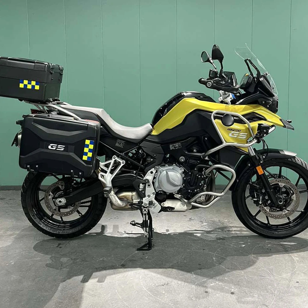 For BMW F 850 GS 750 F850 F750 F750GS F850GS 40 Year Edition Engine Protection Bar Crash Protector Yellow Stainless Steel Bumper