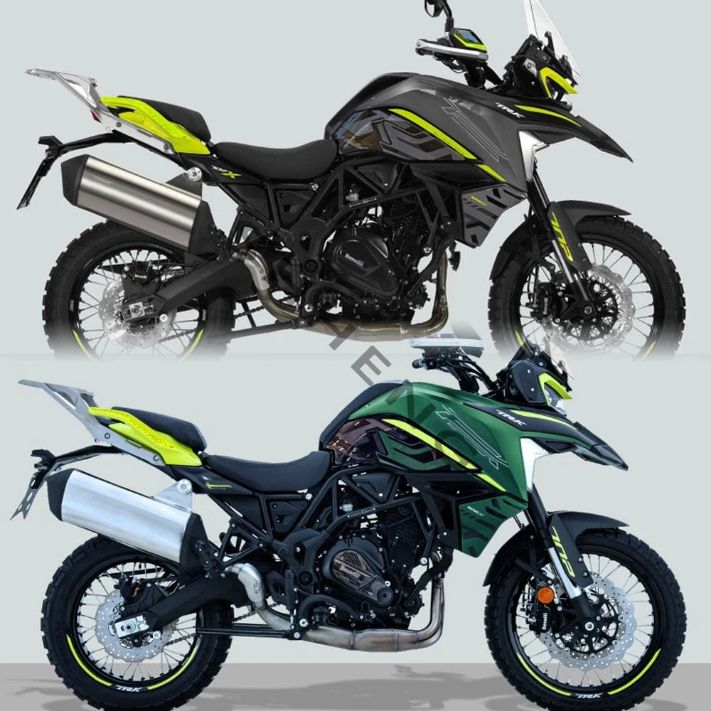 TRK702X 2023 Motorcycle Accessories 3D Gel Epoxy Resin Sticker Kit Tank Pad Protection For Benelli TRK 702X TRK 702 X