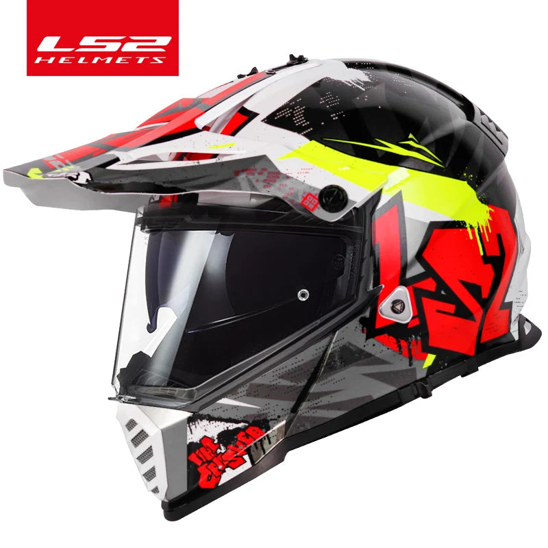 Capacete LS2 mx436 motorcross helmet ls2 pioneer evo off road helmets casco moto casque