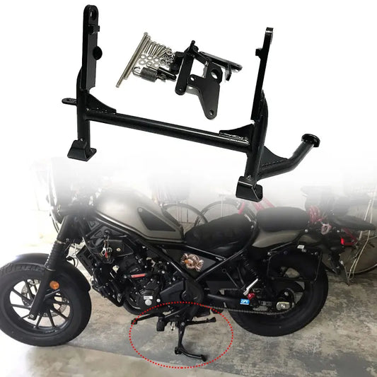 2020-2022 New For Honda Rebel500 CMX 500 300 Motorcycle Middle Kickstand Center Centre Parking Stand Bracket Foot Holder Support
