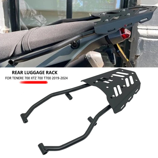 Tenere 700 Rear Luggage Rack For Yamaha Tenere700 XTZ 700 T700 2019-2023 2020 2021 2022 Motorcycle Top Case Rear Rack Carrier