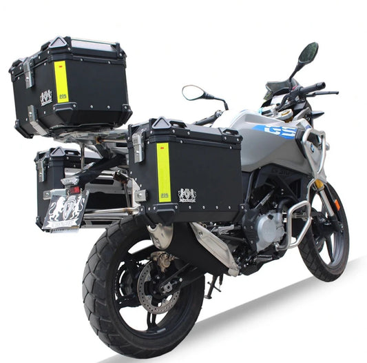 For BMW G310GS Motorcycle Aluminum Alloy Three Box 45L Tail Box 37L Side Box Quick Release Sealed Waterproof