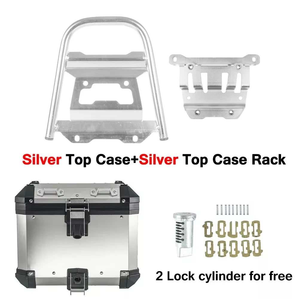 Motorcycle Aluminum Box Pannier Saddlebag Top Case Luggage Rack For Honda XL750 Transalp XL 750 2023 2024 Tail Side Box Bracket