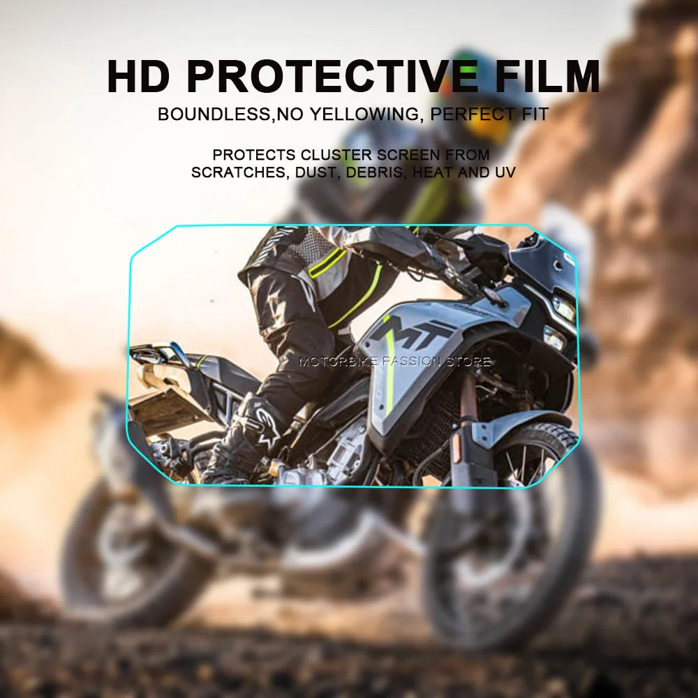 For CFMOTO 450MT/450NK Motorcycle Scratch Cluster Screen Dashboard Protection Instrument Film