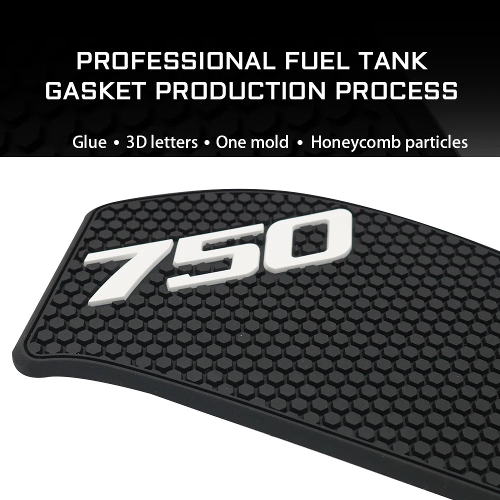 For Honda XL750 Transalp 2023 -  Motorcycle Non-slip Side Fuel Tank Stickers Waterproof Pad Rubber Sticker Transalp XL 750