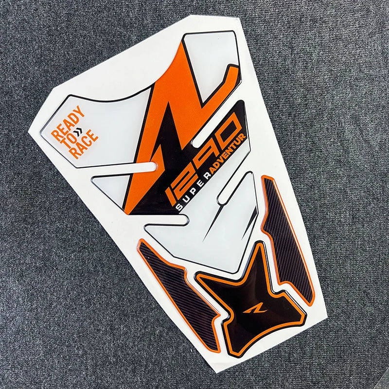 Motorcycle Fuel Tank 3D Sticker Decals Waterproof Decoration for Ktm 1290 SUPER ADVENTURE