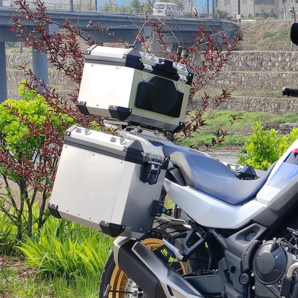 Motorcycle Aluminum Box Pannier Saddlebag Top Case Luggage Rack For Honda XL750 Transalp XL 750 2023 2024 Tail Side Box Bracket