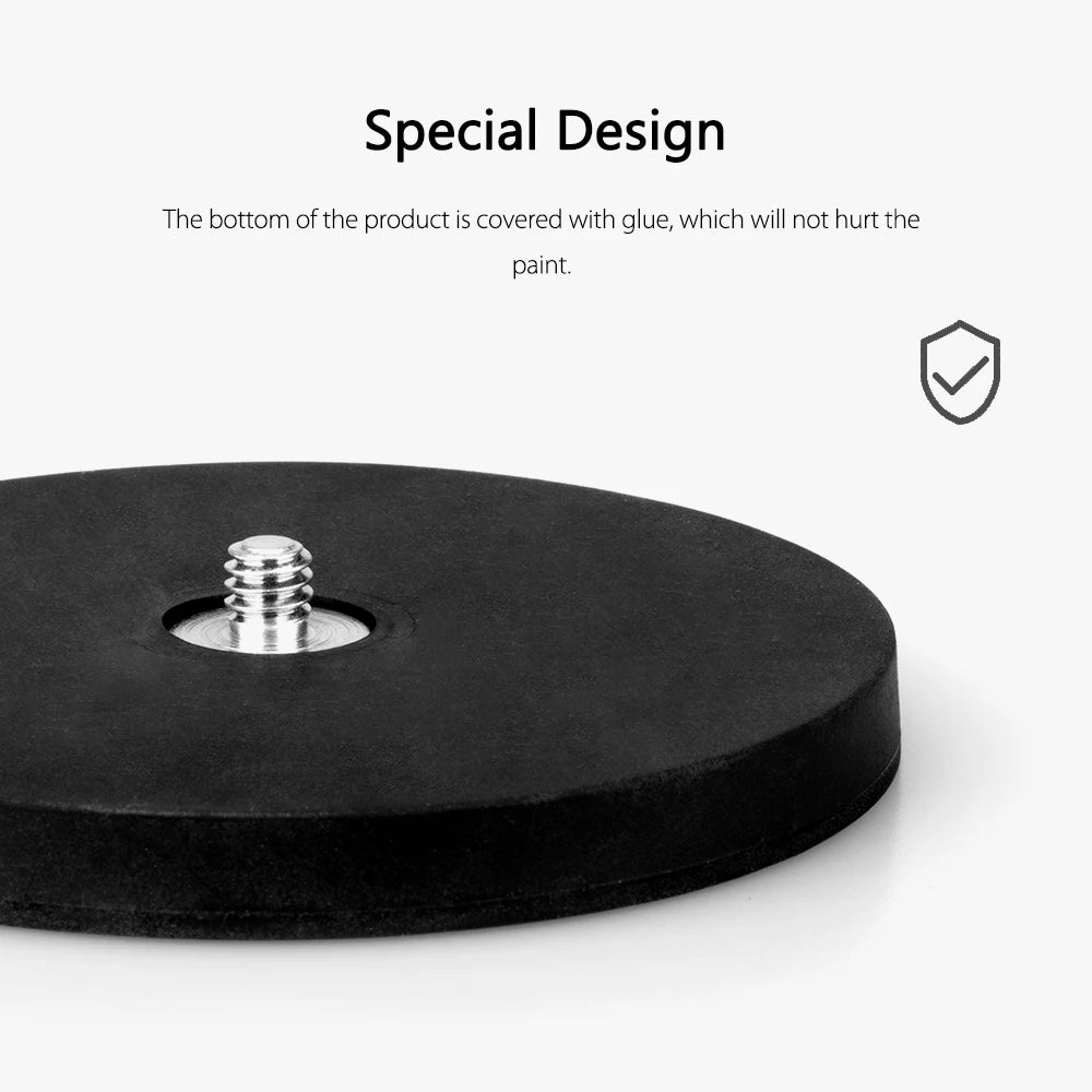 Vamson for GoPro Hero 12 11 10 9 Neodymium Magnets for GoPro Insta360 DJI Camera Magnetic Mount with 1/4 Thread Stud Accessories