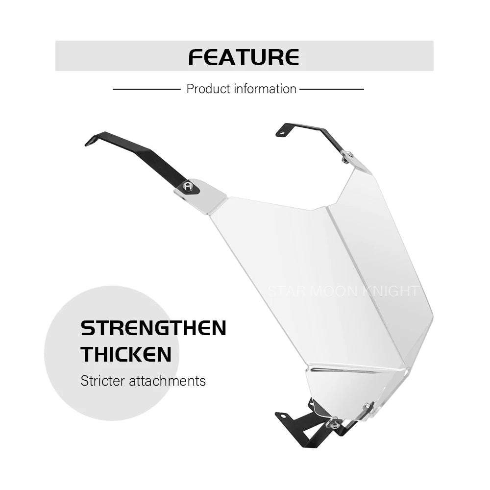 NEW Motorcycle Acrylic Headlight Protector Light Cover Protective Guard For Honda NC750X NC 750 X 2016 - 2018 2019 2020