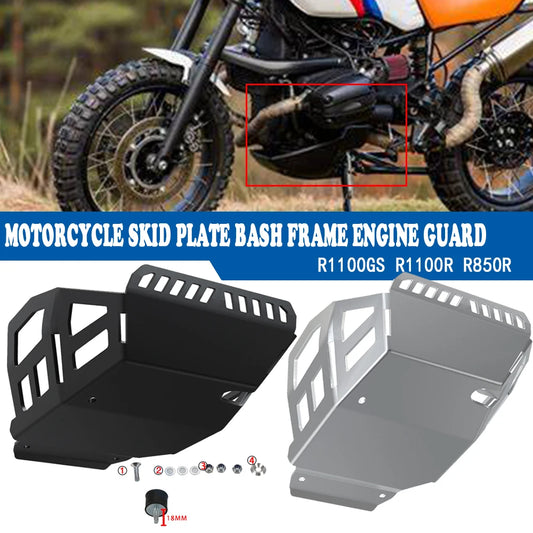 FOR BMW R1100GS R1100R R850R 1994-1999 1998 1997 1996 1995 Motorcycle Skid Plate Bash Frame Guard Under Engine Protection Cover