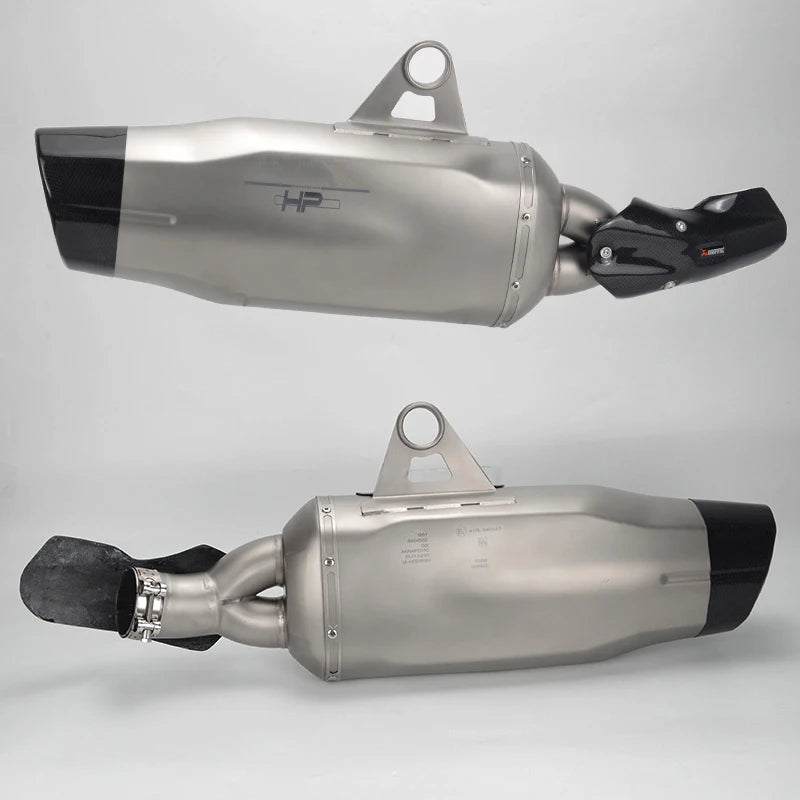 Slip-on for BMW R1200GS R1250GS ADV Advanture Motorcycle Exhaust Muffler Titanium Allloy Carbon Fiber Handmade Escape E-Mark