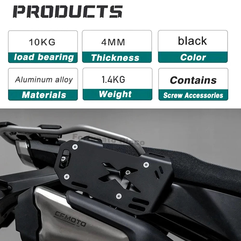 For CFMOTO 800MT-X 800 MTX 800MTX Motorcycle Accessories Saddlebag Side Box Bracket Luggage Carrier Rack Sidebox Bag Brackets