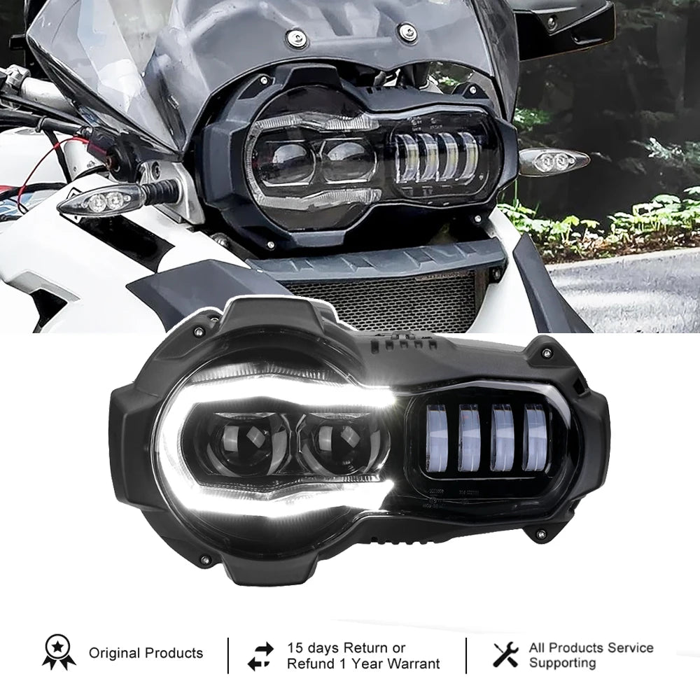 Motorcycle Light 110W LED Front Headlight for BMW R1200GS LC 2005 - 2012 R 1200GS Adventure R 1200 GS Adv Headlight