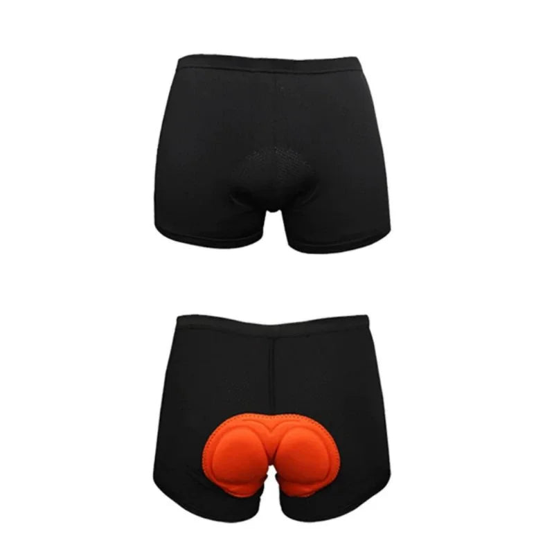 Unisex Black Bicycle Cycling Shorts Solid Cosplay Comfortable Underwear Sponge Gel 3D Padded Bike Cycling Shorts