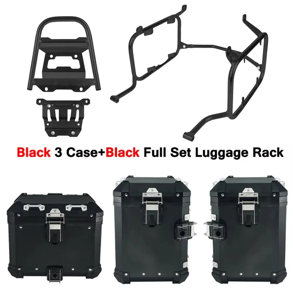 Motorcycle Aluminum Box Pannier Saddlebag Top Case Luggage Rack For Honda XL750 Transalp XL 750 2023 2024 Tail Side Box Bracket