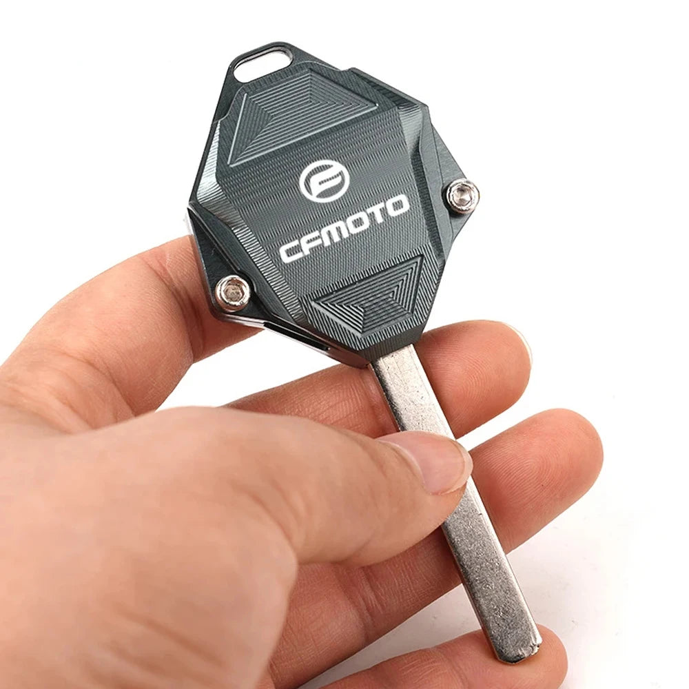 For CFMOTO MT800 250SR 450SR 700CL-X 800MT MT 800 MY22 Motorcycle Accessories Key Cover Case Shell Embroidery Badge Keyring