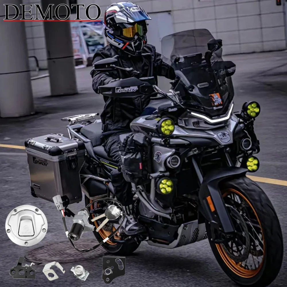 FOR CFMOTO Motorcycle Accessories CF800MT CF 800 MT Sport Edition Fuel Tank Lid Electric Door Lock Key All Car Locks