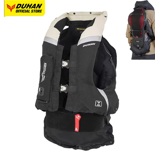 Motorcycle Riding Air-bag Vest CE Protective Gear Racing Safety Protection Jacket Reflective Motocross Airbag Suit Motorbike