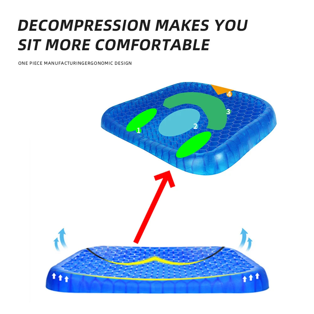 2022 2023 TENERE700 For YAMAHA TENERE 700 XTZ700 T7 T700 2019-2021 Motorcycle Accessories Gel Pressure Relief Seat Cushion Cover