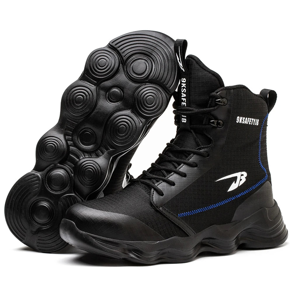 Motorcycle Boots Men Motorbike Riding Boots Four Seasons Motorcycle Shoes Men Work Safety Shoes Waterproof Botas Moto