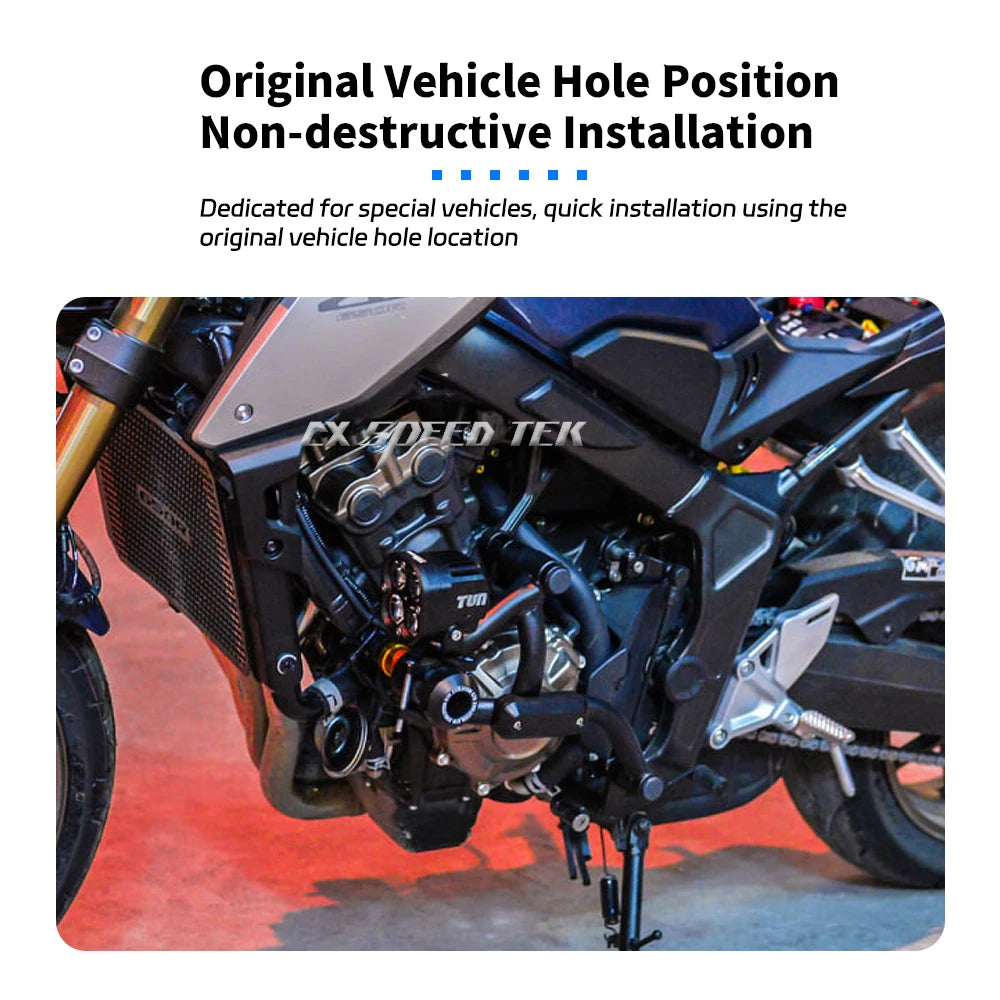 MK For HONDA CB650R 650r 19-22 CB650F 650f 14-18 Motorcycle Accessories Body Bumper Anti Drop Engine Protection Kit