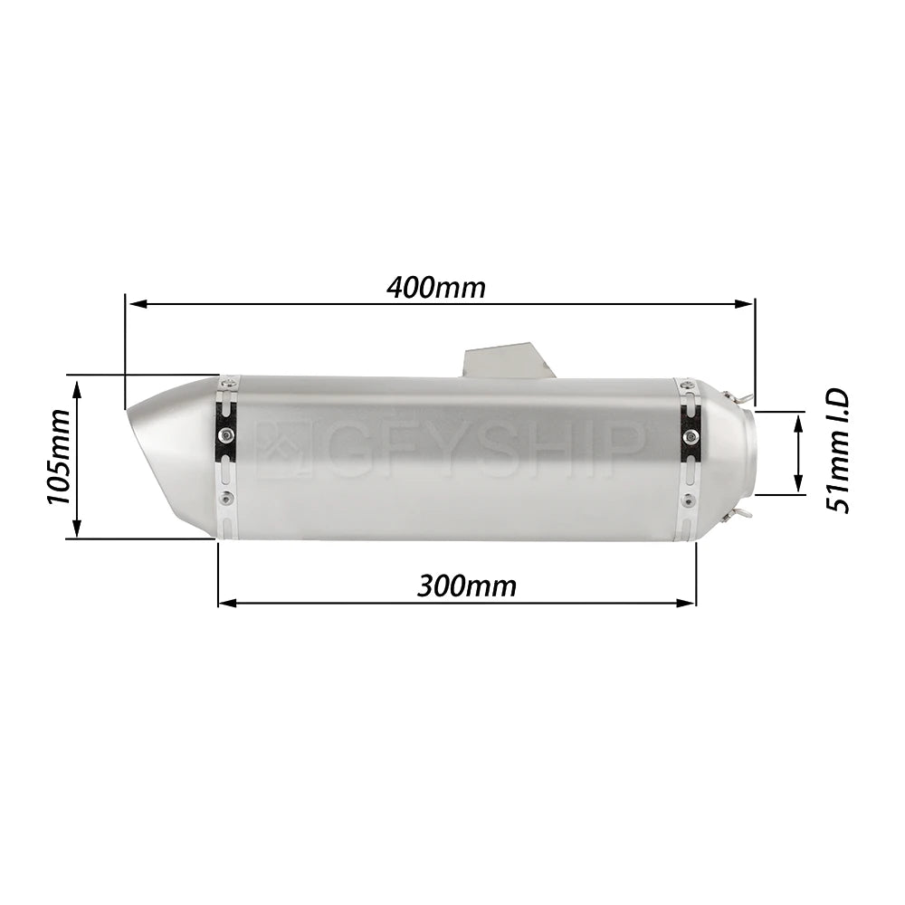 For Moto Morini X Cape 2021 2022 2023 649 XCape X-Cape 650 650X Escape Slip-on Motorcycle High Position Exhaust Muffler Pipe