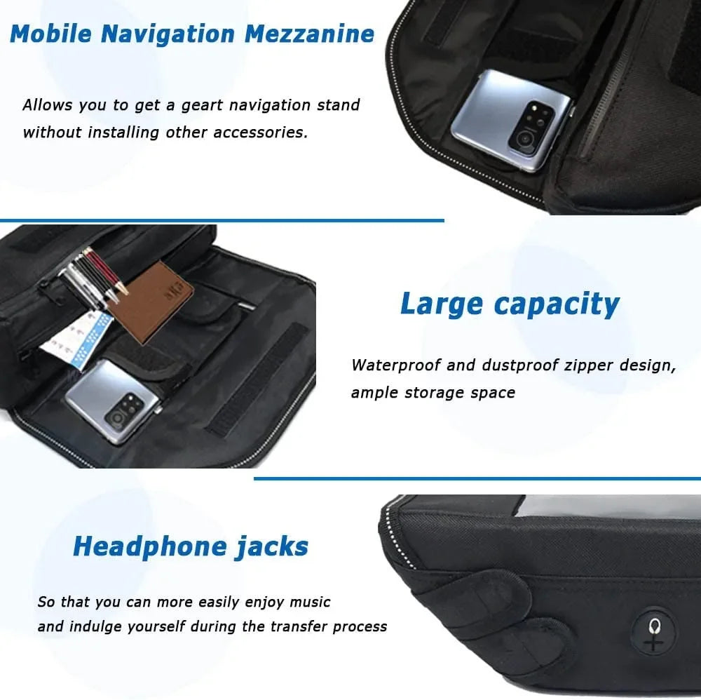 Motorcycle handle bag navigation bag waterproof mobile phone bag  For X-ADV750 X-ADV150 X-ADV 125 150 350 750Handlebar storage