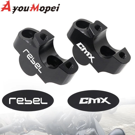Handlebar Risers Fat Bar Riser CNC Aluminum Fit For Honda CMX 1100 REBEL 1100 CMX1100 2021-2023CMX Mounting Standard Bar Riser