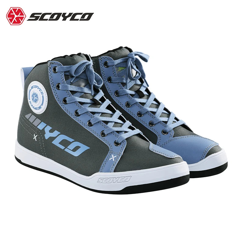 Motorcycle Riding Shoes Casual Commuter Boots Protective Fall Resistant Wear Boots Four Seasons Men's Riding Shoes