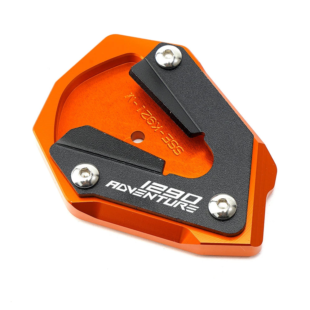 For KTM 1290 SUPER ADVENTURE S 1290 SAS 2021 2022 2023 Motorcycle Accessories Valve Caps Kickstand Foot Pad Side Stand Extension
