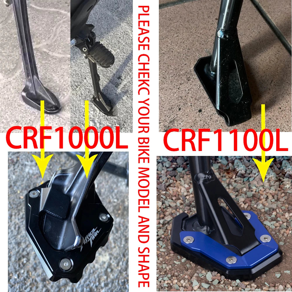 For Honda CRF1000L Africa Twin 2015- 2022 Foot Side Stand Extension Enlarge CRF 1000L Africa Twin Adventure Sports 2018 - 2022
