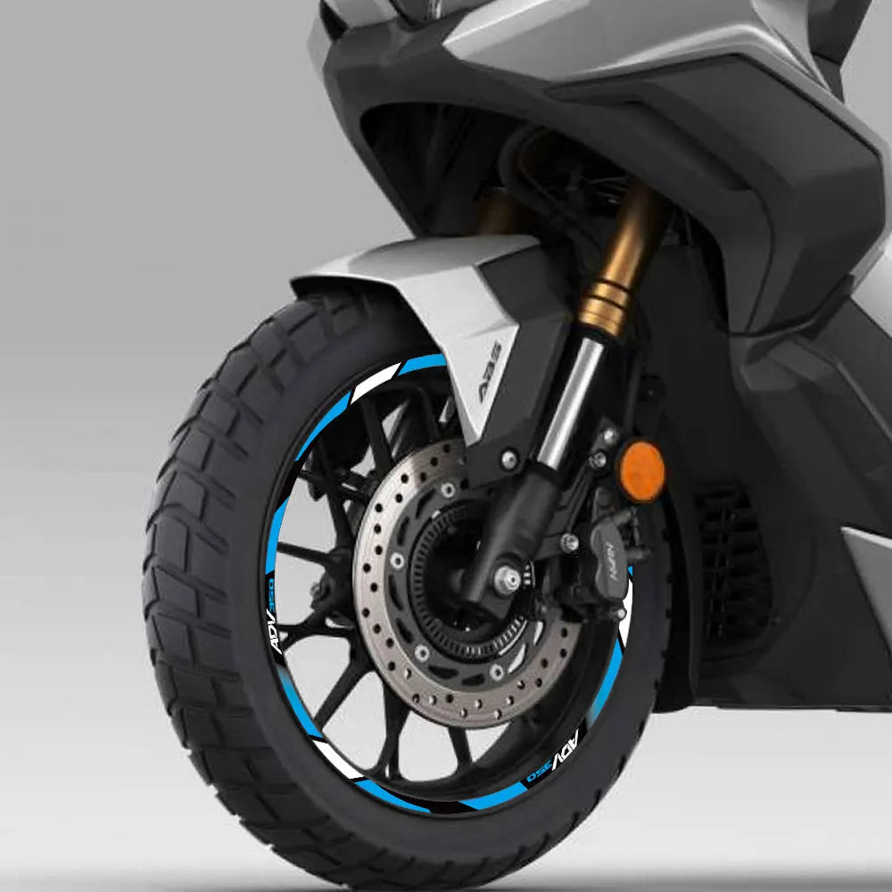 ADV350 Reflective Motorcycle Accessories Wheel Sticker Inside of Hub Decals Rim Stripe Tape For Honda ADV350 adv 350