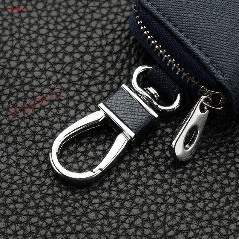 Vintage Genuine Leather Wallet Key Holder Housekeeper Keys Organizer Voor Ducati Panigale V2 V4 1199 Diavel 1200 Multistrada 950